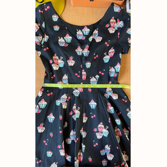 ATTIC SALT - Cupcake and Cherry Midi Dress - with pockets!! - Picture 5 of 11